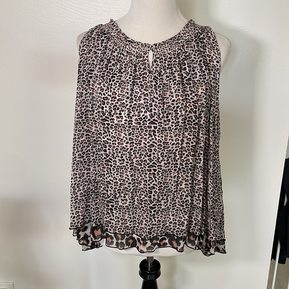 Scotch and Soda animal print chiffon blouse - Picture 4 of 10